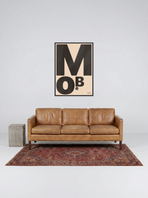 MoBe Beige Black print, framed lifestyle mockup